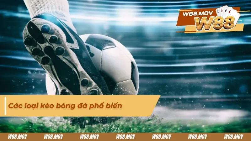 Các loại kèo cược bóng đá phổ biến
